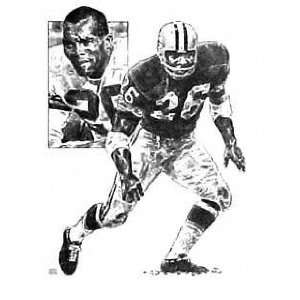 Herb Adderley Green Bay Packers 16x20 Lithograph