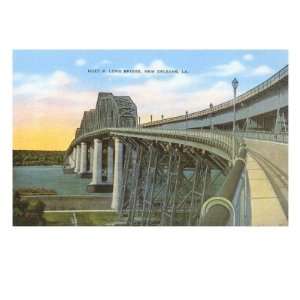  Huey P. Long Bridge, New Orleans, Louisiana Premium Giclee 