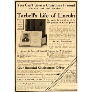 1907 Vintage Ad Ida M. Tarbells Life of Lincoln Book 