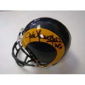 Jack Youngblood signed St. Louis Rams mini helmet