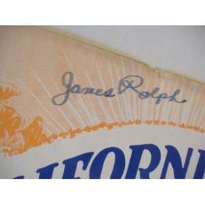  Rolph, James Governor Sheet Music Autograph Signed 