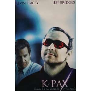  K PAX   Kevin Spacey, Jeff Bridges   Movie Poster 28x41 