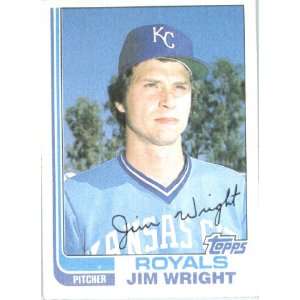  1982 Topps # 362 Jim Wright Kansas City Royals Baseball 