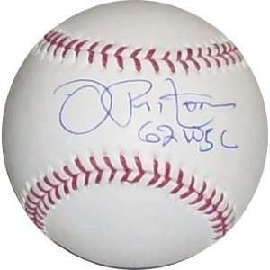 Joe Pepitone Autographed/Hand Signed Official Major League Baseball 62 