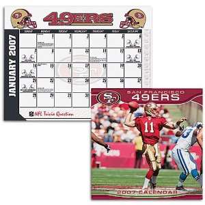  49ers John F Turner NFL Wall and Desk Calendar Sports 