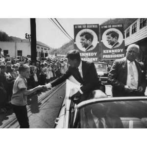  John F. Kennedy and Ward Wylie Campaigning in Kermit 