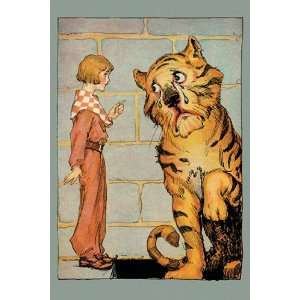  Hungry Tiger & Little Prince   Poster by John R. Neill 