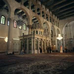 of the Head of John the Baptist in the Omayyad Mosque, Damascus, Syria 