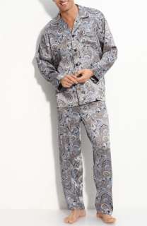 Majestic Paisley Silk Pajamas  