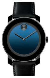 Movado Large Bold Leather Strap Watch $350.00
