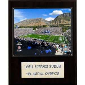  NCAA Football LaVell Edwards Stadium Plaque