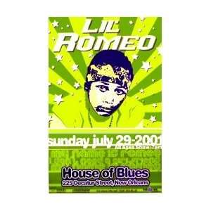  LIL ROMEO   Limited Edition Concert Poster   by Robe