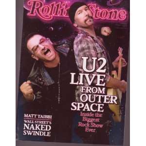  Oct 15, 2009 *ROLLING STONE* Magazine Featuring, U2 LIVE 