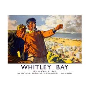  Whitley Bay Giclee Poster Print by Arthur C Michael, 24x18 