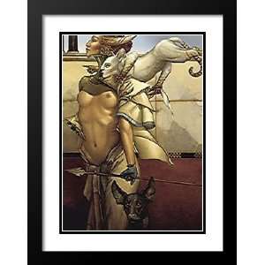  Michael Parkes Framed and Double Matted Art 33x43 