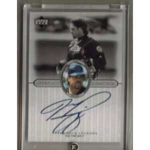  2000 Upper Deck Legends Mike Piazza Mets Signed Auto 