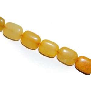  Orange jade rectangle beads, 20x15mm, sold per 16 inch 