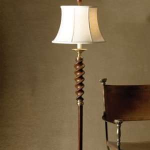  MYRON TWIST, FLOOR Wood Finish Lamps 28507 By Uttermost 