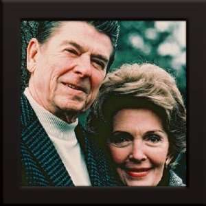  Ronald Reagan And Nancy Reagan Custom Framed 12x12 Color 