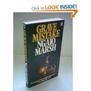  Grave Mistake Ngaio Marsh Books