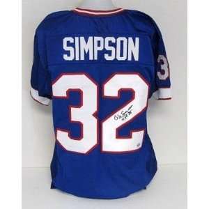  O.J. Simpson Signed Buffalo Bills Jersey HOF 85 Insc SI 