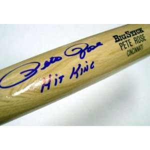  Signed Pete Rose Baseball Bat   Hit King Sports 