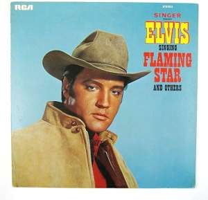 ELVIS PRESLEY Singing Flaming Star & Ot LP VG++ VG++  