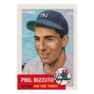 Phil Rizzuto 1953 Topps Archives Baseball Reprint Card (New York 