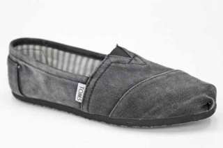 Toms Classics Womens Washed Flat Espadrilles Shoes  