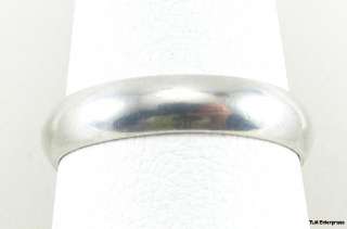 WEDDING BAND   Sterling Silver Estate Vintage RING  