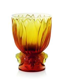 Lalique Crystal Vase  