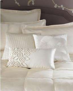 Donna Karan Modern Classics EURO Pillow Sham White Gold  