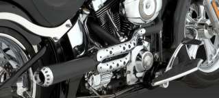 09 11 Softail Deluxe Vance & Hines RSD Tracker 2 into 1 Exhaust CHROME