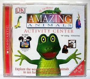 AMAZING ANIMALS ACTIVITY CENTER PC CD ROM AGE 5 9 EXPLORE EXOTIC 