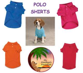Dogs will love this preppy cotton staple. Polo features ribbed knit 