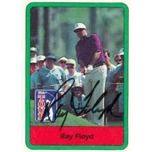  Ray Floyd Autographed/Hand Signed Golf card Sports 