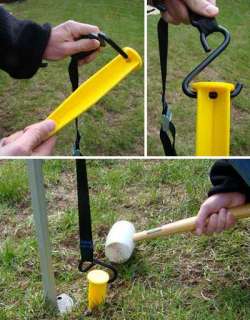New EZ UP Canopy Gravity Stake Anchor Weights Pop Tent  