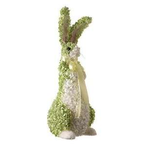  Raz Imports Green Hydrangea Bunny 