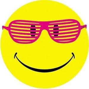 HAPPY FACE WITH GLASSES FUNNY T SHIRT SMILEY FACE S 3X  