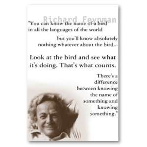  Richard Feynman Poster
