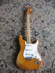 1974 Fender Stratocaster electric guitar vintage Strat NATURAL 