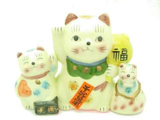 Feng Shui Fortune Cats Piggy Bank Enhance Wealth & Luck  