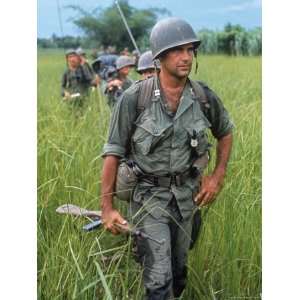 US Army Captain Robert Bacon Leading a Patrol During the Early Years 