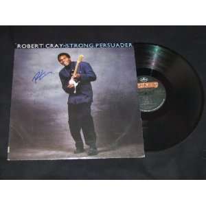 Robert Cray Strong Persuader Hand Signed Autographed Record Album 