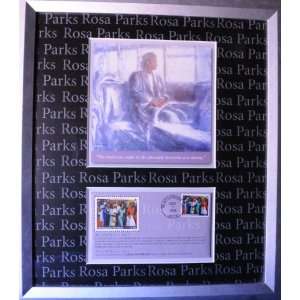  USPS Rosa Parks Limited Edition Collectible Framed Art 