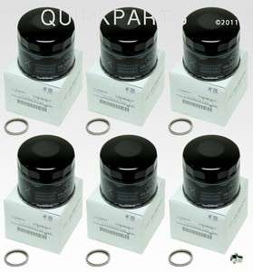   2012 Subaru Forester 2.5X OIL FILTER CHANGE KIT 6 Pack 15208AA130 OEM