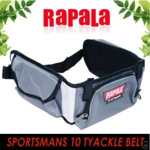 RAPALA SPORTSMANS 10 Tackle BELT Fishing Tackle Bag NEW  