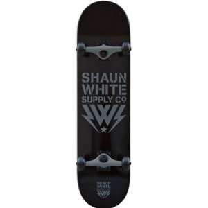 Shaun White Logo Core Complete 8.0 Black Grey Ppp Skateboarding 