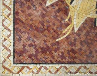 Sun Marble Mosaic Floor,Pool Inlay Art Tile Decor  
