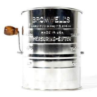 Jacob Bromwell All American 3 cup Flour Sifter, New  